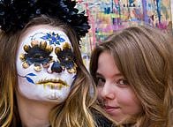 Sugar Skull - warsztaty charakteryzacji z Agnieszką Wojciechowską. Fot. Anita Kot