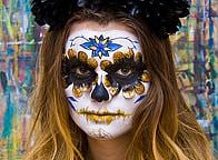 Sugar Skull - warsztaty charakteryzacji z Agnieszką Wojciechowską. Fot. Anita Kot