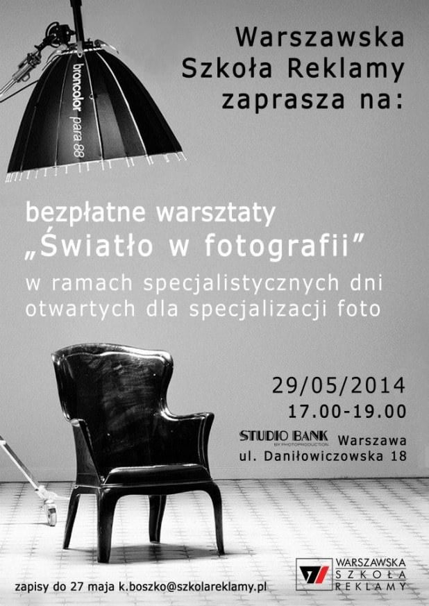 Warsztaty fotograficzne w Studio Bank w ramach Specjalnego Dnia Otwartego!