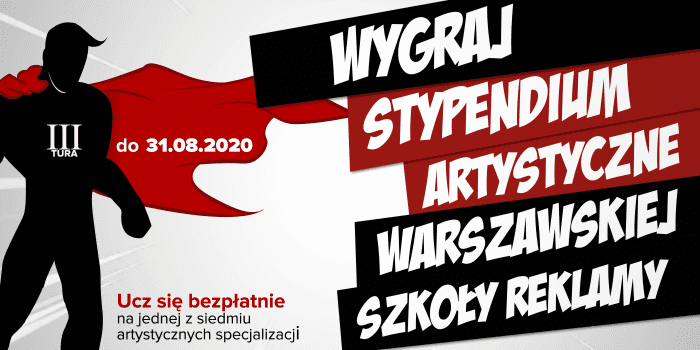 Konkurs o bezpłatną naukę w Warszawskiej Szkole Reklamy sierpień 2020 r.