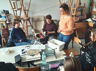 Warsztaty z tworzenia linorytu - III 2026 r. - fot. Grzegorz Rusinek