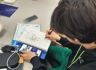 Warsztaty z tworzenia linorytu - III 2026 r. - fot. Grzegorz Rusinek